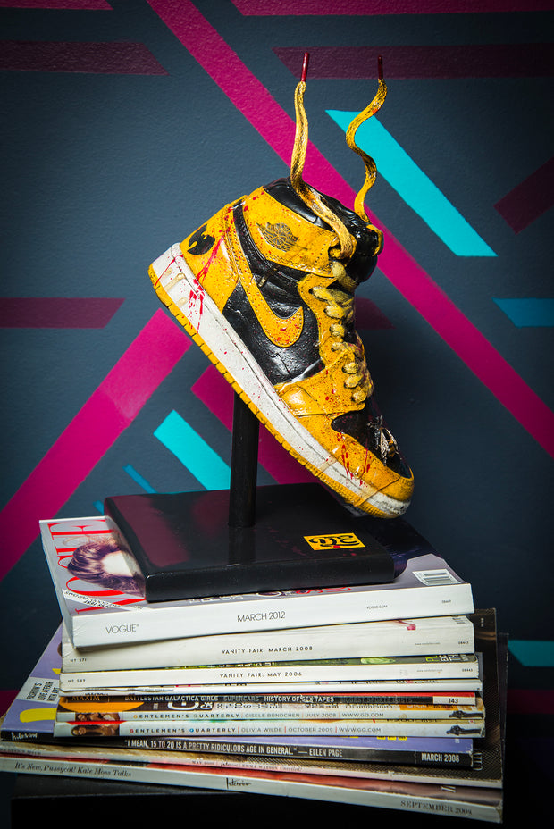 OG Killer Bee Yellow Sneaker Statue