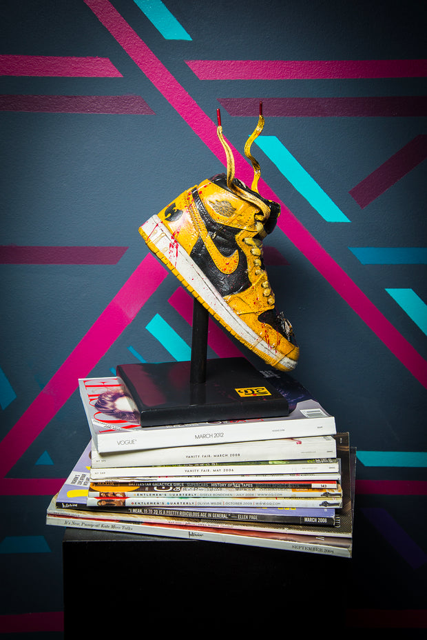 OG Killer Bee Yellow Sneaker Statue