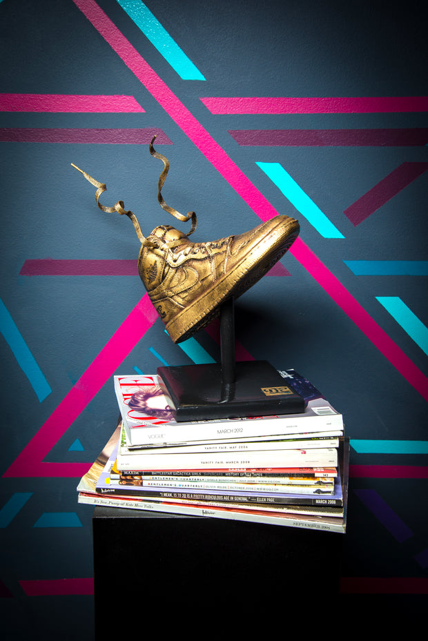 OG Gold Drip Sneaker Statue