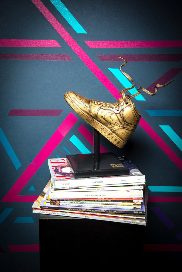 OG Gold Drip Sneaker Statue