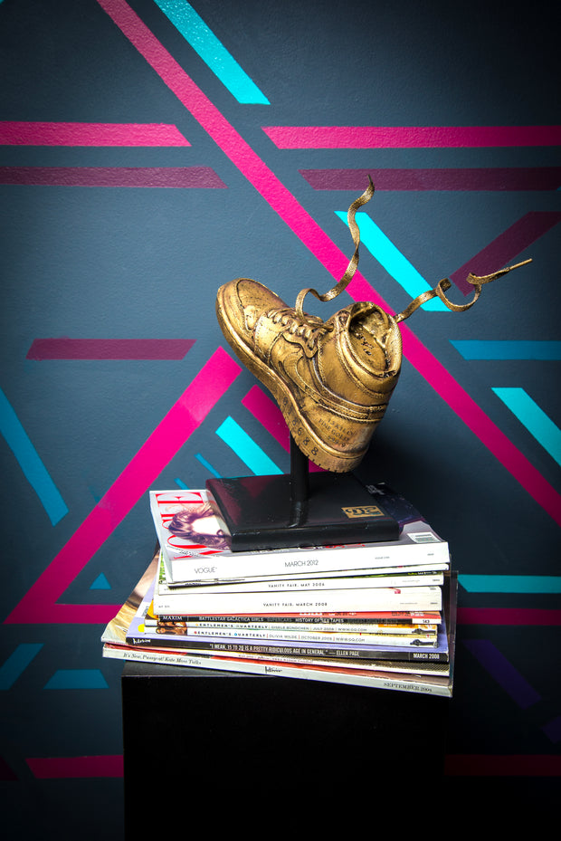 OG Gold Drip Sneaker Statue