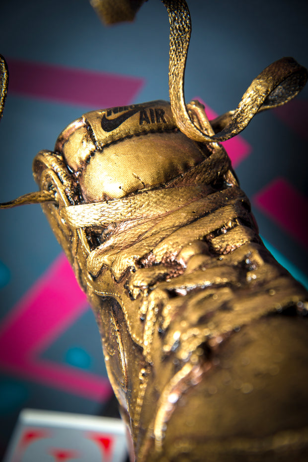 OG Gold Drip Sneaker Statue