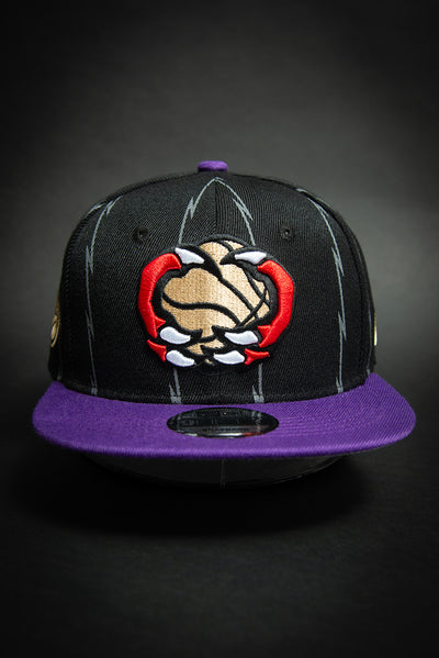 Toronto Raptors Claws City Edition Black 9Fifty New Era Fits Snapback Hat