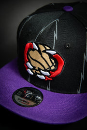 Toronto Raptors Claws City Edition Black 9Fifty New Era Fits Snapback Hat