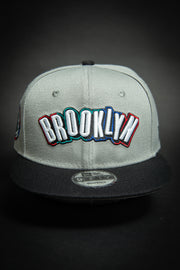 Brooklyn Nets Grey City Edition 9Fifty New Era Fits Snapback Hat