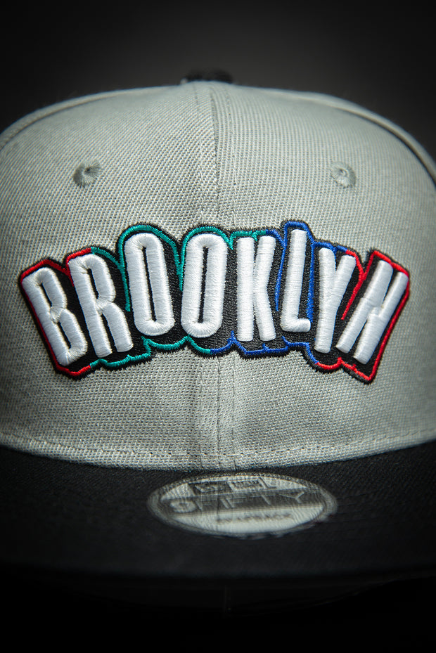 Brooklyn Nets Grey City Edition 9Fifty New Era Fits Snapback Hat