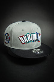 Brooklyn Nets Grey City Edition 9Fifty New Era Fits Snapback Hat