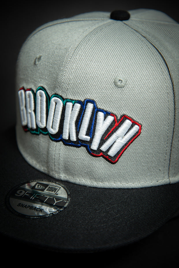 Brooklyn Nets Grey City Edition 9Fifty New Era Fits Snapback Hat