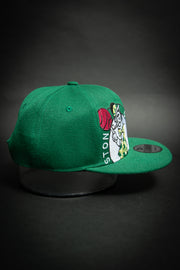 Boston Celtics Triple Stack Logo 9Fifty New Era Fits Snapback Hat