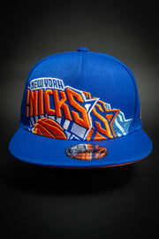 New York Knicks Triple Stack Logo 9Fifty New Era Fits Snapback Hat