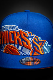 New York Knicks Triple Stack Logo 9Fifty New Era Fits Snapback Hat