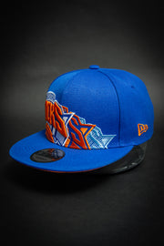 New York Knicks Triple Stack Logo 9Fifty New Era Fits Snapback Hat