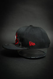 Miami Heat Triple Stack Logo 9Fifty New Era Fits Snapback Hat