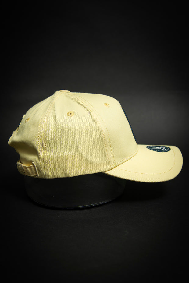 Psycho Bunny Outline Logo Yellow Baseball Cap