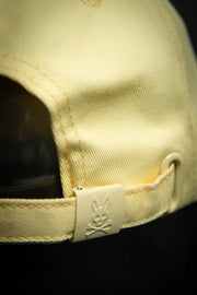 Psycho Bunny Outline Logo Yellow Baseball Cap