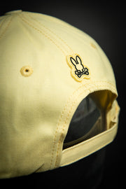 Psycho Bunny Outline Logo Yellow Baseball Cap