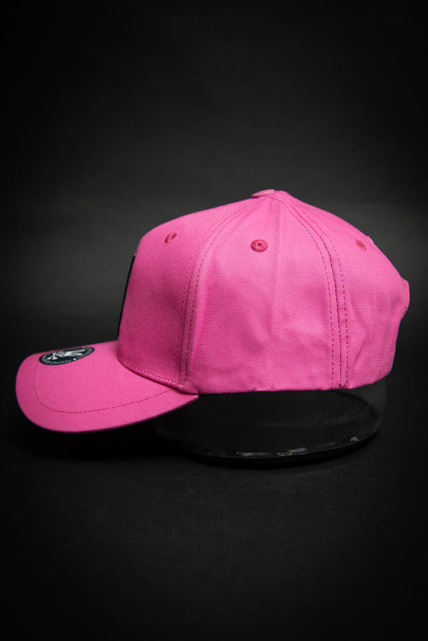 Psycho Bunny Outline Logo Pink Baseball Cap