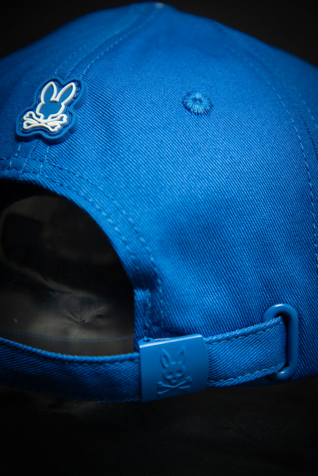 Psycho Bunny Outline Logo Royal Blue Baseball Cap