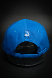 Psycho Bunny Outline Logo Royal Blue Baseball Cap