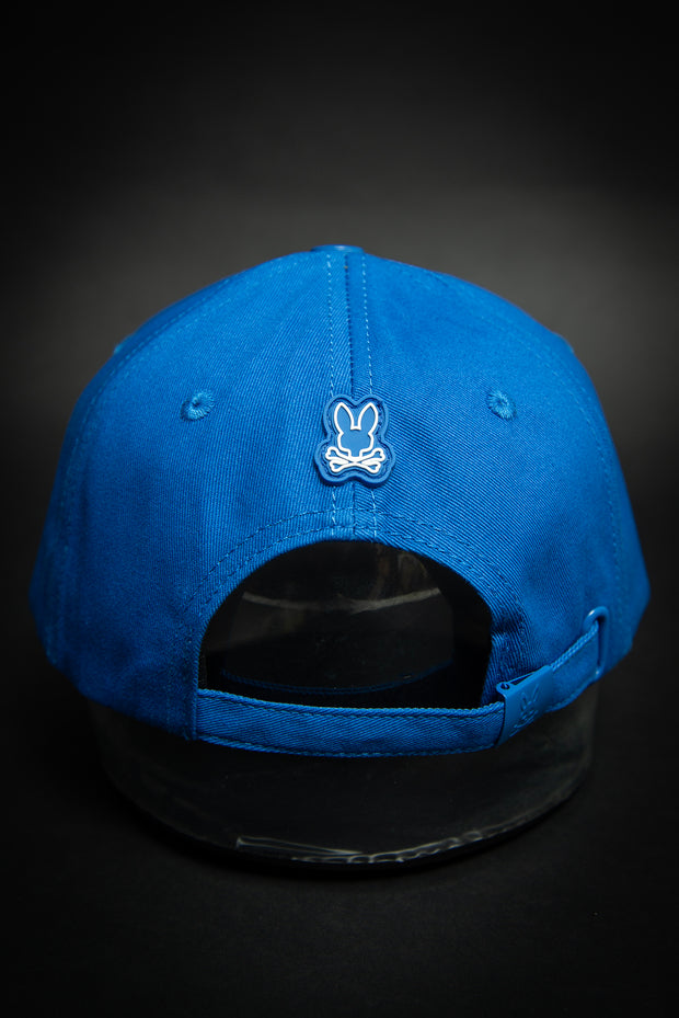 Psycho Bunny Outline Logo Royal Blue Baseball Cap