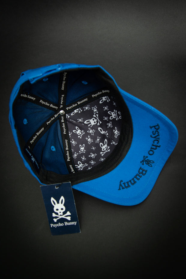 Psycho Bunny Outline Logo Royal Blue Baseball Cap