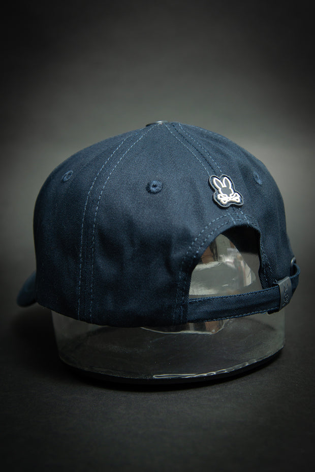 Psycho Bunny Outline Logo Navy Baseball Cap