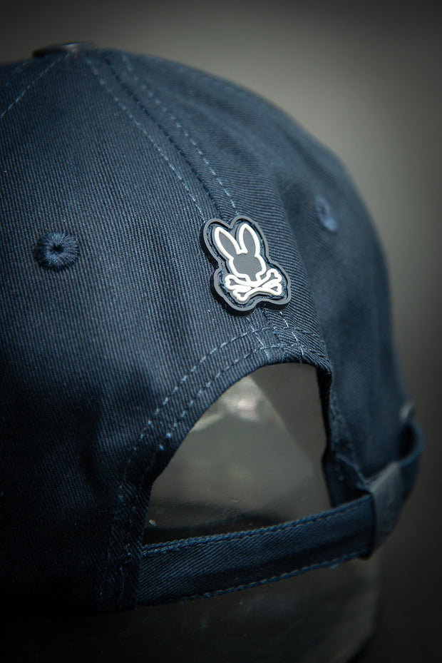 Psycho Bunny Outline Logo Navy Baseball Cap