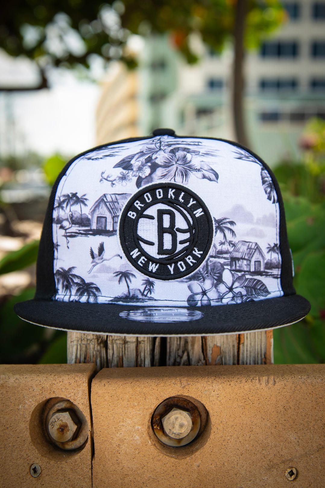 Las Vegas Raiders Rose Pattern New Era Bucket Hat by Devious Elements Apparel