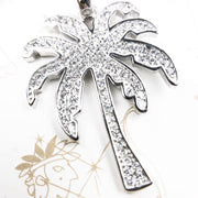 Palm Tree 925 Sterling Silver Pendant Charm