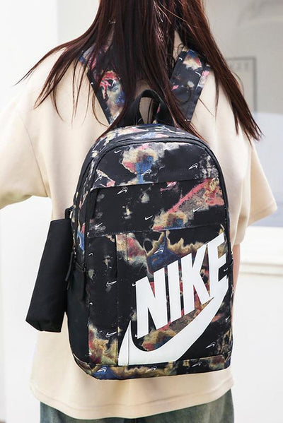 Nike Elemental Rust Pattern Multi Pocket Unisex Back Pack