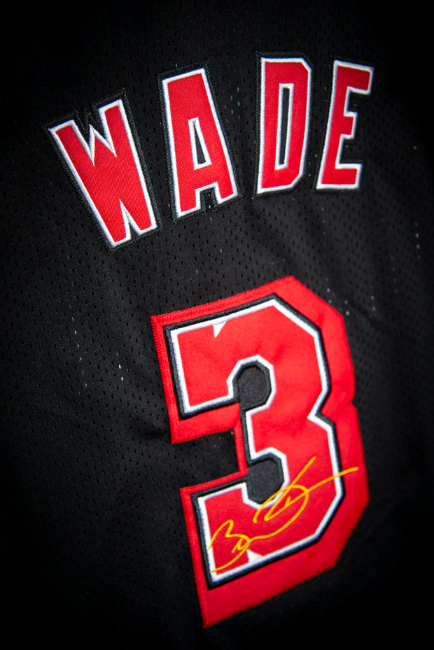 Miami Heat Dwyane Wade Legacy Retired Number 18x24 Serigraph