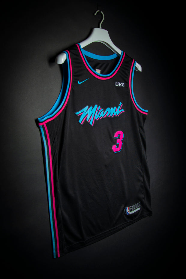 Nike Dwyane Wade Miami Heat Palm Edition Swingman Jersey by Devious Elements Apparel 2XL