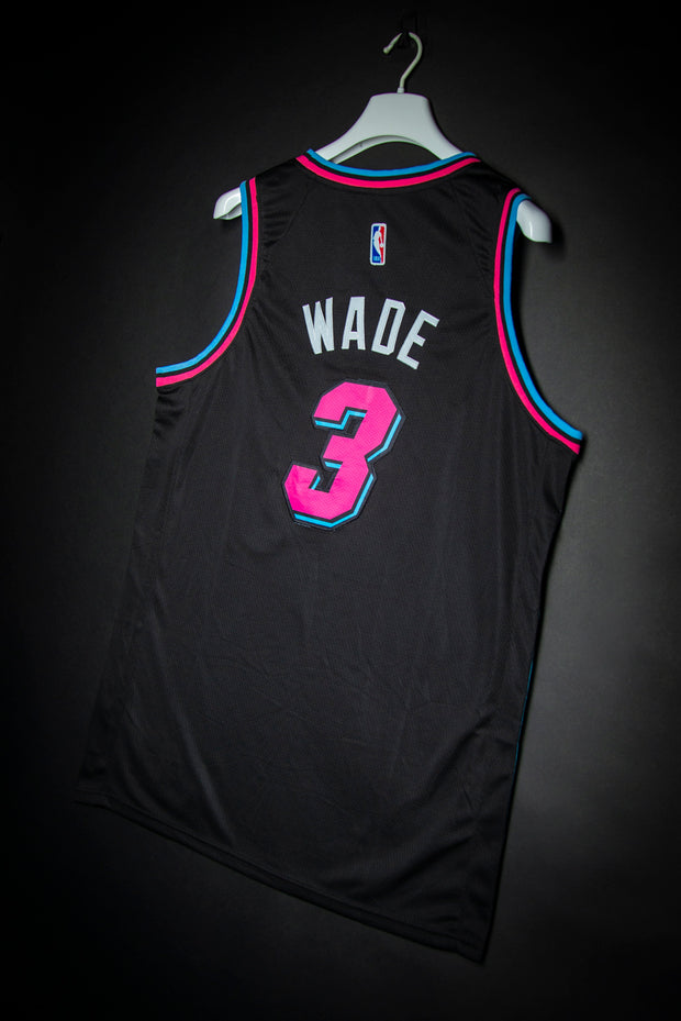 Nike Dwyane Wade Miami Heat Palm Edition Swingman Jersey by Devious Elements Apparel 2XL