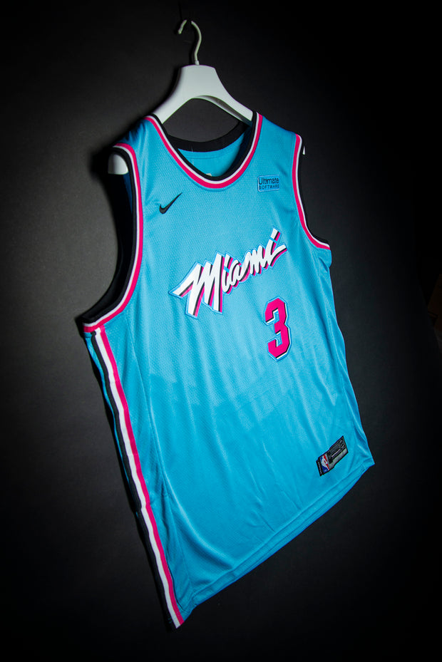 Men's Miami Heat 13 Ado city nba basketball swingman jersey purple blue  edition shirt 2021