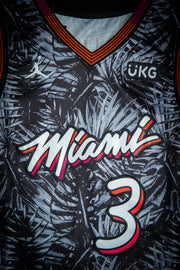 Authentic Dwayne Wade Miami Heat Nike Jersey With UKG Patch Size L