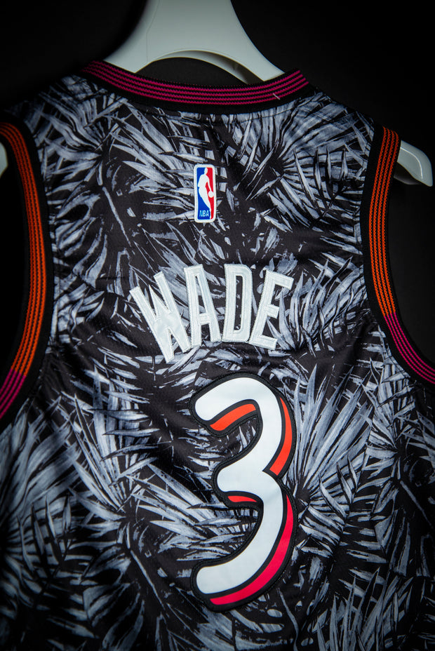 NBA Miami Heat Dwayne Wade Baby Blue # 3 Nike Swingman Size 52