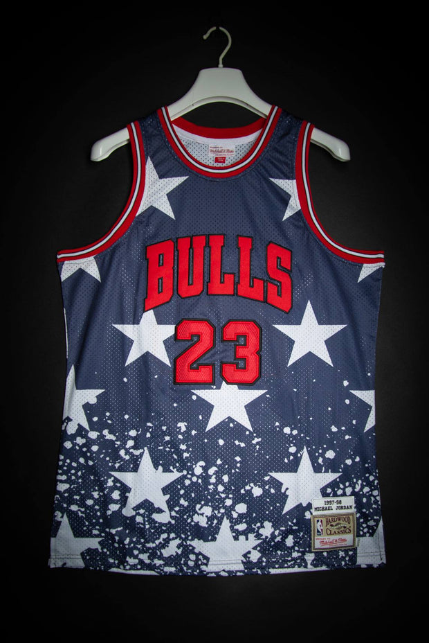 Michael Jordan Chicago Bulls 97 All-Stars Authentic Hardwood