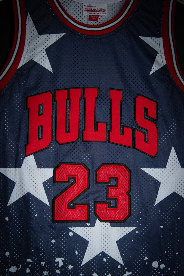 Mitchell & Ness Michael Jordan Chicago Bulls Independence Day Hardwood Classics 97-98 Authentic Jersey