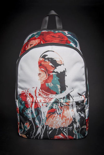 Biggie Floral Print Laptop Backpack Devious Elements Apparel Back Pack Biggie Floral Print Laptop Backpack Biggie Floral Print Laptop Backpack - Devious Elements Apparel