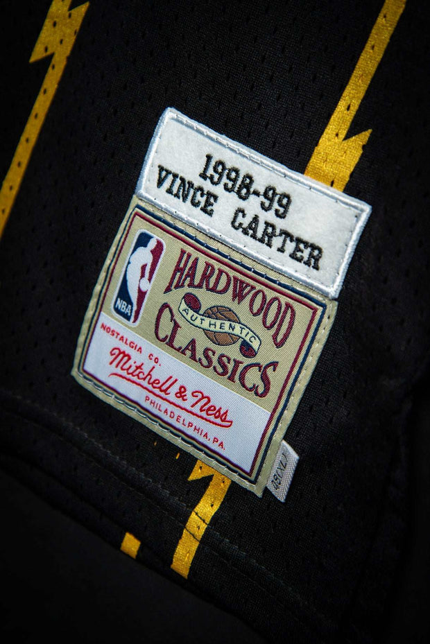 Mitchell & Ness Toronto Raptors Vince Carter Black Gold 1998-99 Hardwood Classics Authentic Jersey