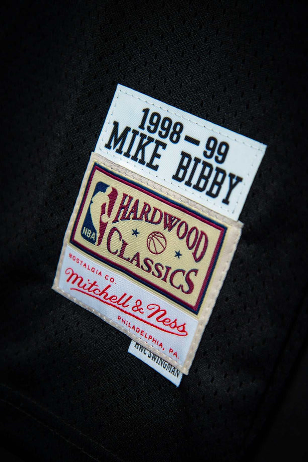 Mike Bibby Vancouver Grizzlies Mitchell & Ness Hardwood Classics 1998/99  Tie-Dye Swingman Jersey - Black
