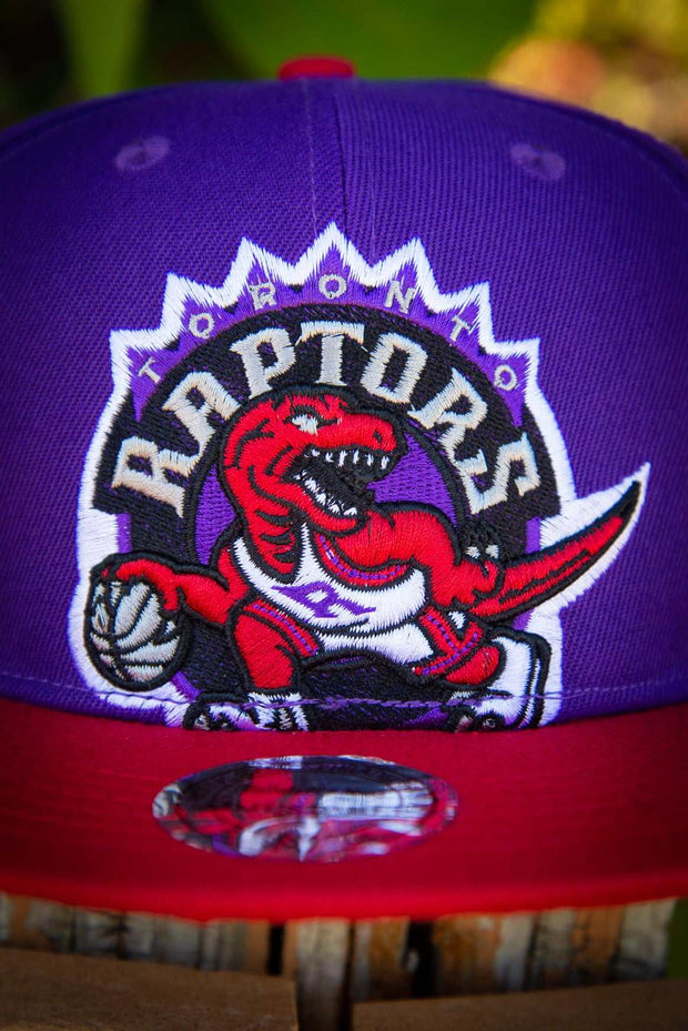 Toronto Raptors Purple Oversize Logo hat-NWT Mitchell & Ness | SidelineSwap