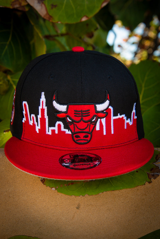 Chicago Bulls Orange Teal Brown Yellow Colors 9Fifty New Era Fits