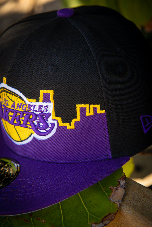 Los Angeles Lakers Mint Green White Colors 9FIFTY New Era Fits Snapback Hat by Devious Elements Apparel